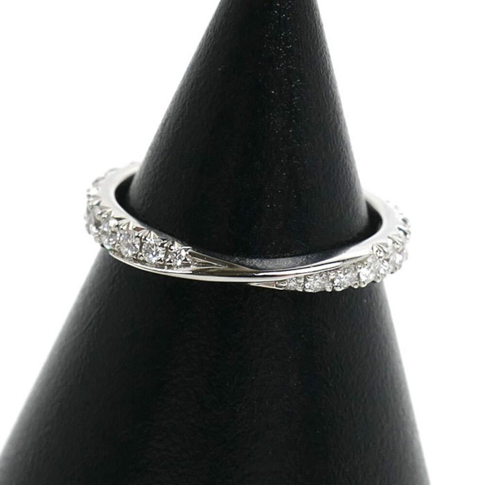 HARRY WINSTON Silver Diamond Love Ring